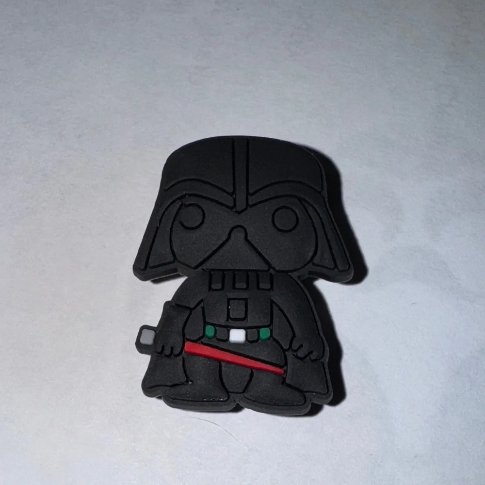 Crocs Black Darth Vader with Red and Green Accents Jibbit